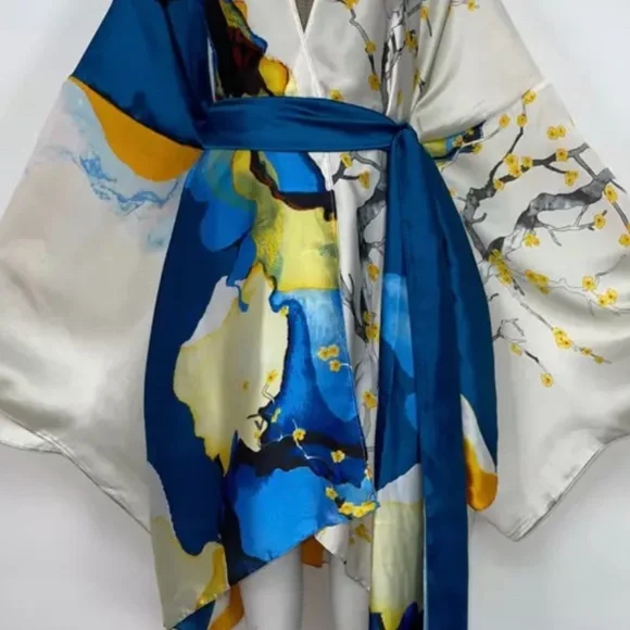 Kimono /dress- one sz fits most sm-3X - Picture 3 of 9